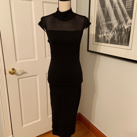 Lulus black midi dress size small - Picture 3 of 7